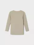 Name it lasten rib paita, beige - Pitkähihaiset paidat - name13225149pc - 3