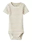 Name it vauvan body, beige raita - Lyhythihaiset bodyt ja kesäpuvut - name13240373pc - 1