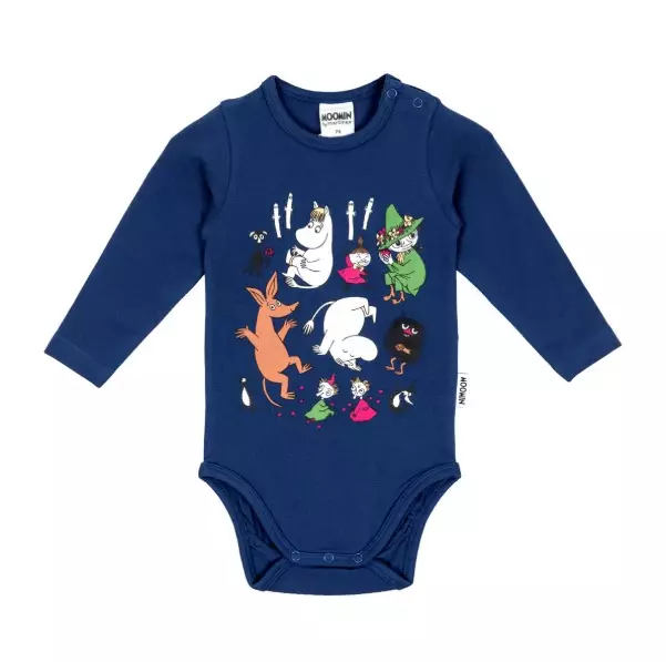 Muumi vauvan body, Sekamelska - Pitkähihaiset bodyt - mart250531c - 1