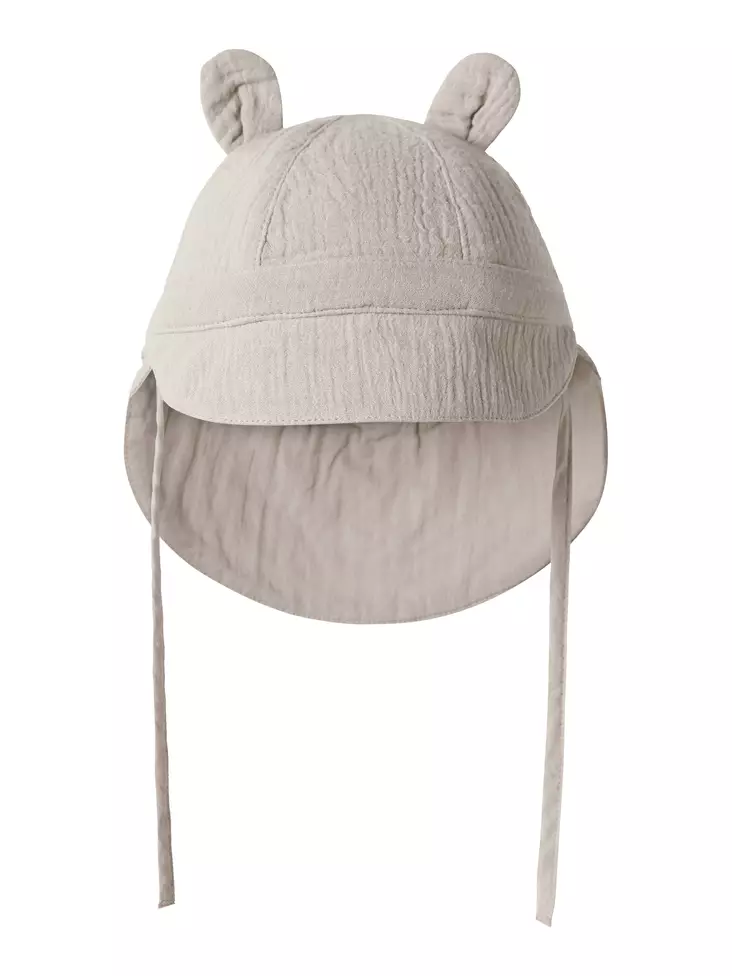 Name it vauvan musliinihattu, hiekka - Kesähatut - name13254691c - 1
