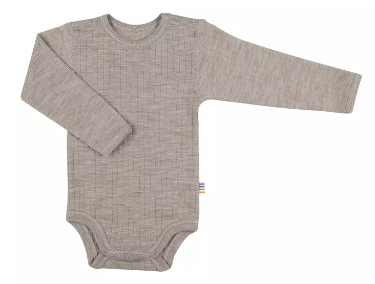 Joha vauvan villabody, hiekka - Pitkähihaiset bodyt - joha6634350c - 1