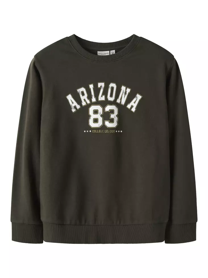 Name it lasten collegepaita, ruskea - Collegepaidat - name13246367tc - 1