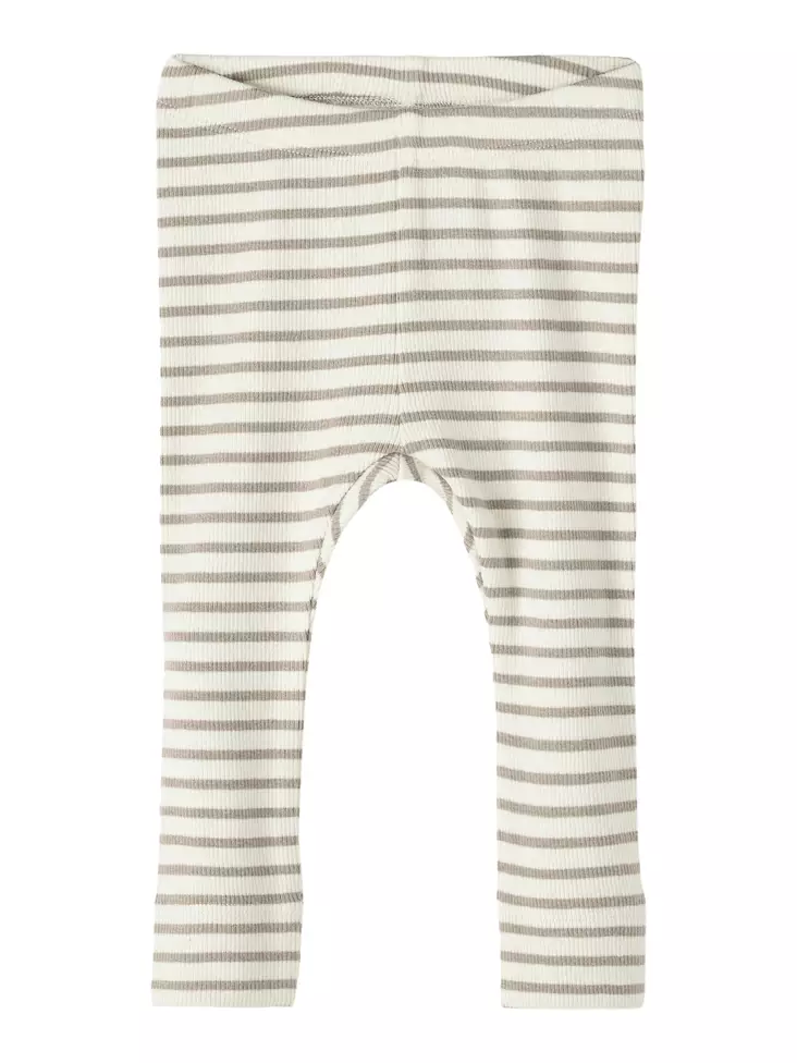 Name it vauvan rib leggingsit, beige/raita - Legginsit - name13231711pc - 1