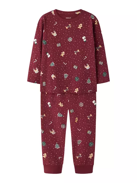 Name it lasten pyjama, joulu/punainen - Yöasut ja unipussit - name13234981rd - 1