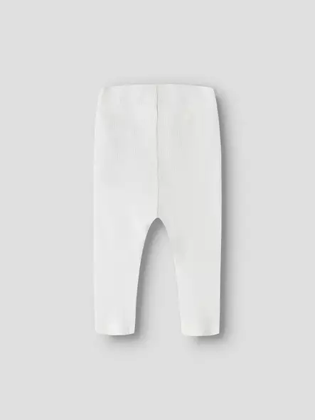 Name it vauvan rib legginsit, valkoinen - Legginsit - name13198040cd - 2