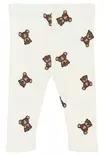 The New vauvan rib legginsit, nalle - Legginsit - TNSB6404cd - 1