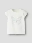 Name it lasten T-paita, perhonen/valk. - T-paidat - name13254637cd - 1