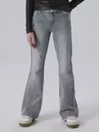 Name it lasten bootcut farkut, harmaa - Farkut - name13257850mgd - 1