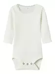 Name It vauvan rib body, valkoinen - Pitkähihaiset bodyt - name13198038cd - 1
