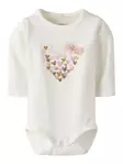Name it vauvan sydän body, valkoinen - Pitkähihaiset bodyt - name13246482cd - 1