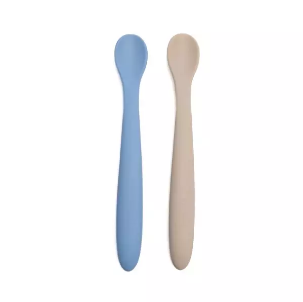 Mylo Silikonilusikat, serenity & silver desert - Juomapullot, astiat ja aterimet - mylo1008ssd - 1