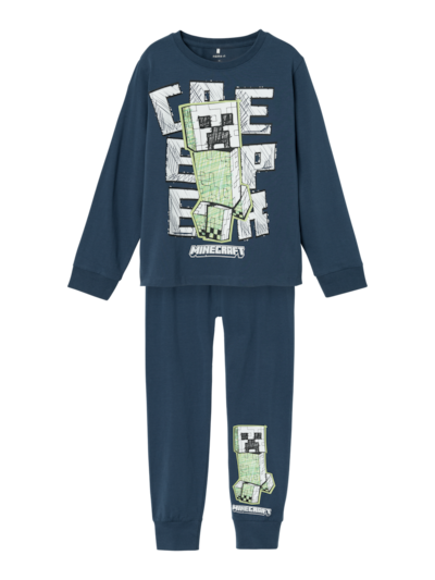 Name it Minecraft pyjama, t.sininen - Yöasut - name13232368dd - 1