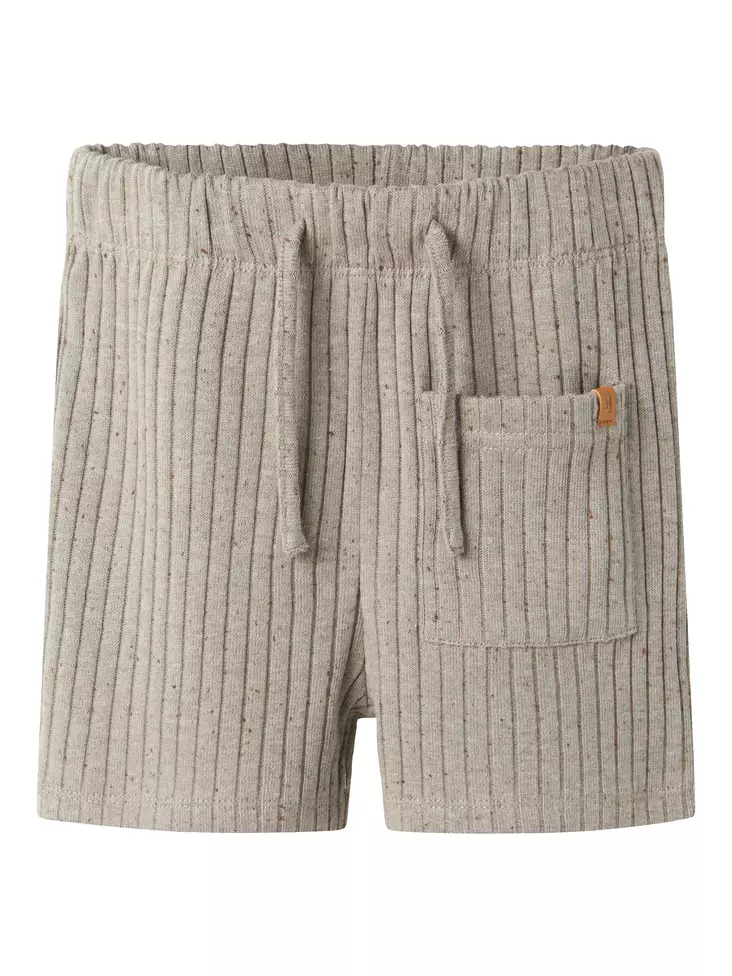 Lil'Atelier lasten rib shortsit, harmaa - Shortsit ja shortsihaalarit - name13241151md - 1