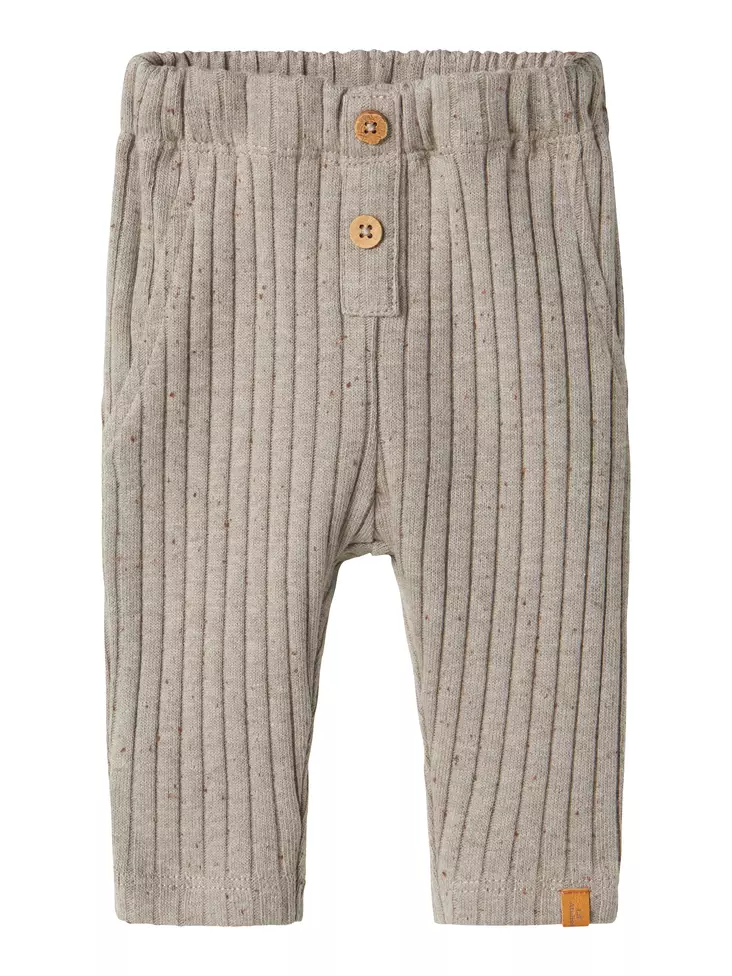 Lil'Atelier vauvan rib housut, harmaa - Housut - lil13241129md - 1