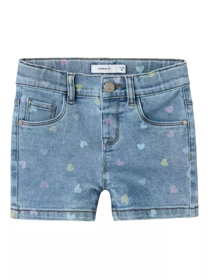 Name it lasten farkkushortsit Sydämet - Shortsit ja shortsihaalarit - name13227372mbd - 1