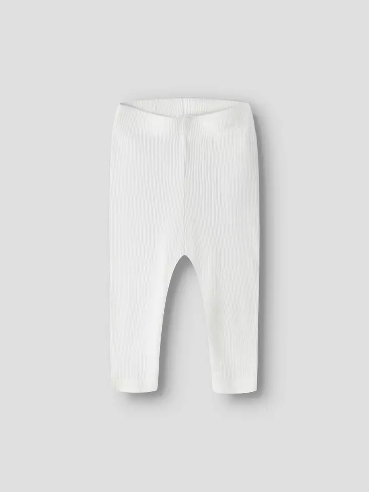 Name it vauvan rib legginsit, valkoinen - Legginsit - name13198040cd - 1