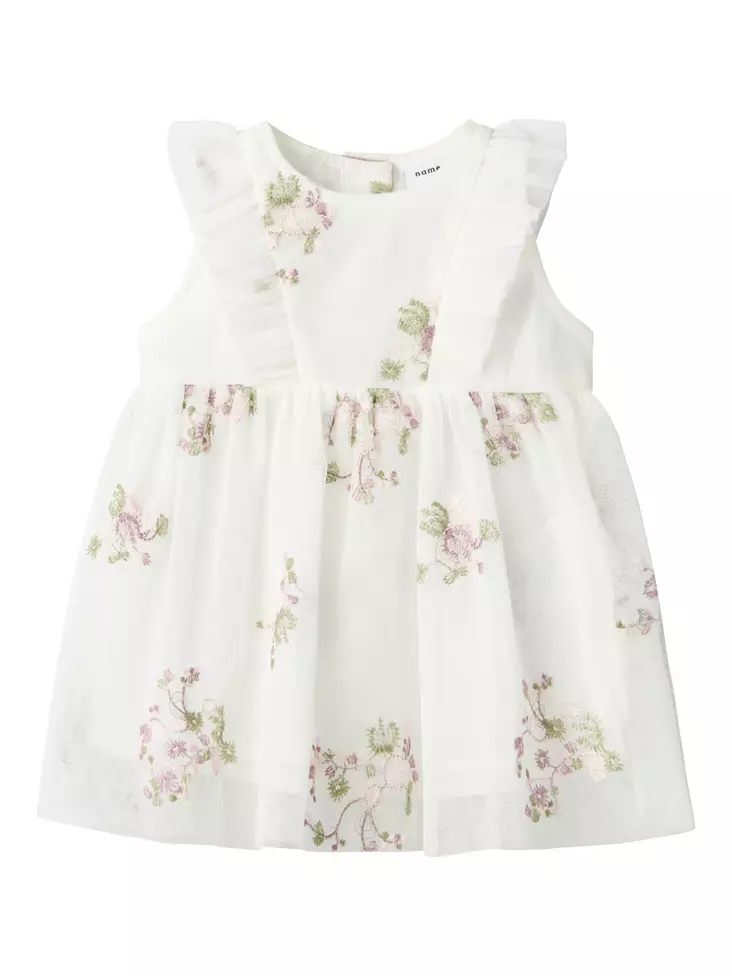 Name it vauvan tyllimekko, kukka - Lyhythihaiset mekot - name13240069cd - 1