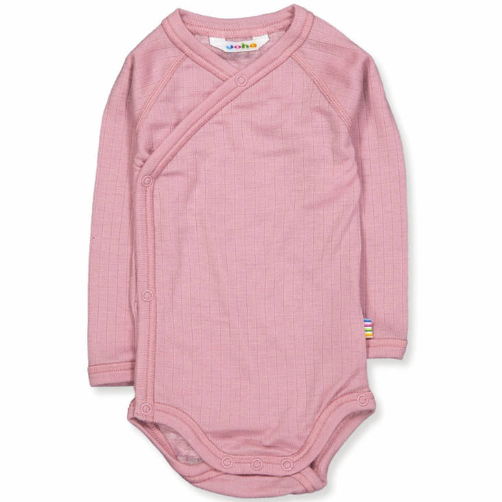 Joha vauvan villa kietaisubody, roosa - Pitkähihaiset bodyt - joha6634350e - 1
