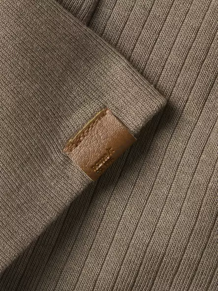 Name it ohut rib trikoopipo, ruskea - Välikausipipot - name13238331f - 2