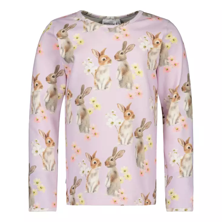 Metsola lasten paita, pupu/kukka - Pitkähihaiset paidat - mets263610910cf - 1