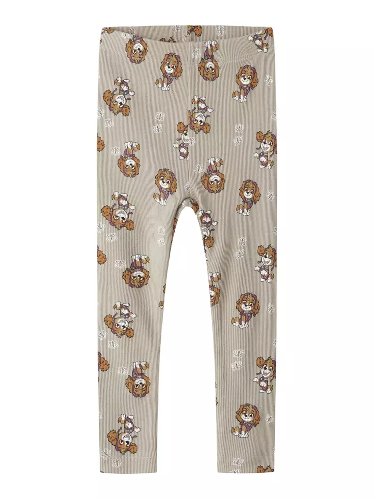 Name it Ryhmä Hau rib legginsit, beige - Legginsit - name13247139if - 1