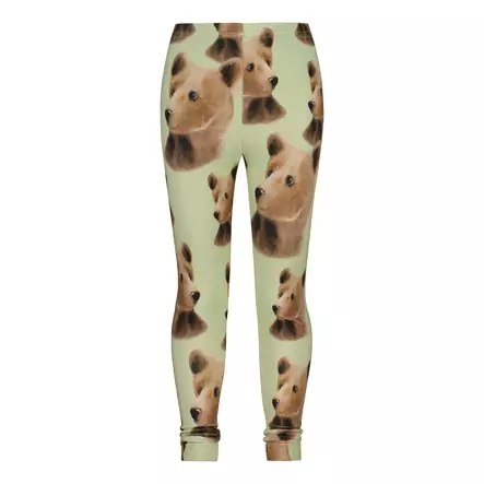 Metsola lasten legginsit, karhu/vihreä - Legginsit - merss2661000410BG - 1