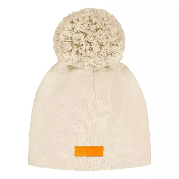 Gugguu puuvillapipo lankatupsut, beige - Välikausipipot - gugguuco728bg - 1