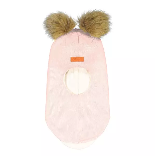 Gugguu villakypärämyssy karvatupsut, roosa - Talvipäähineet - gg250M713rg - 1