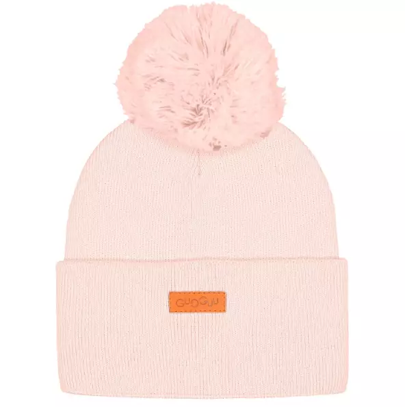 Gugguu villapipo jättitupsulla, roosa - Talvipäähineet - gg250M719rg - 1
