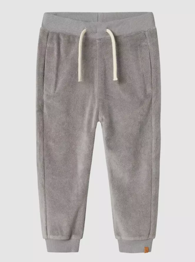 Lil' Atelier frotee housut, harmaa - College- ja trikoohousut - lil13245724ug - 1