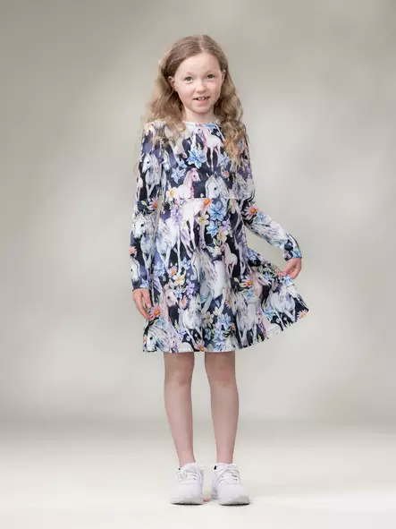 Versonpuoti lasten BELLAmekko - Pitkähihaiset mekot - VERx0304fh - 1