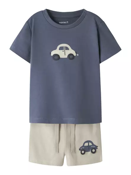 Name it T-paita+shortsit setti, auto - T-paidat - name13260307vi - 1