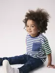 Nane it lasten T-paita, raita/sininen - T-paidat - name13258122vi - 2