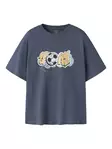 Name it lasten T-paita, sini-harmaa GOAL - T-paidat - name13241591vi - 1