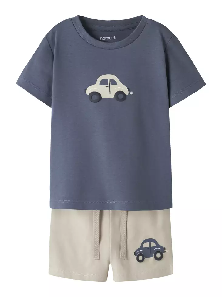 Name it T-paita+shortsit setti, auto - T-paidat - name13260307vi - 1