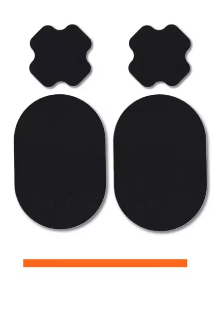 Vaatelaastaripaketti, musta - Vaatelaastarit ja heijastimet - vaateextremeblack - 2