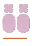 Vaatelaastaripaketti, vaalea pinkki - Vaatelaastarit ja heijastimet - vaatepink - 2