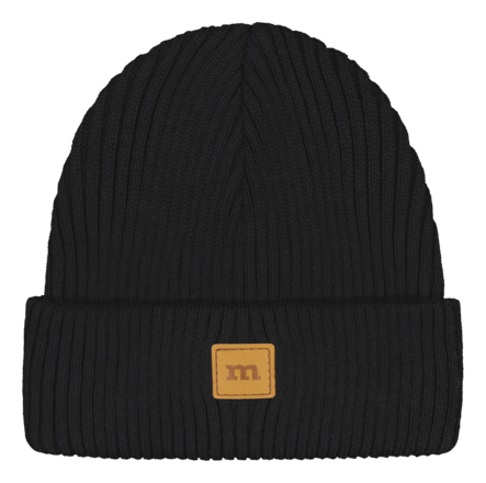 Metsola lasten puuvilla neulepipo, musta - Välikausipipot - metsSO00059l - 1