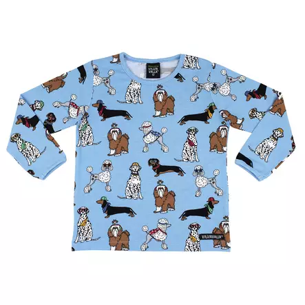 Villervalla lasten paita, koirat - Pitkähihaiset paidat - villers26101ml - 1