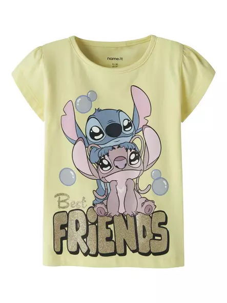Name it lasten Stitch T-paita, keltainen - T-paidat - name13256804l - 1