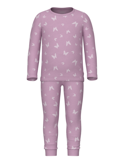 Name it lasten rib pyjama, perhonen - Yöasut - name13232976pl - 1