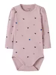 Name it vauvan rib body, lila sydän - Pitkähihaiset bodyt - name13246480bl - 1