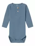 Name it vauvan rib body, sini-harmaa - Pitkähihaiset bodyt - name13198041sl - 1