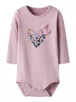 Name it vauvan sydän body, roosa - Pitkähihaiset bodyt - name13246482bl - 1