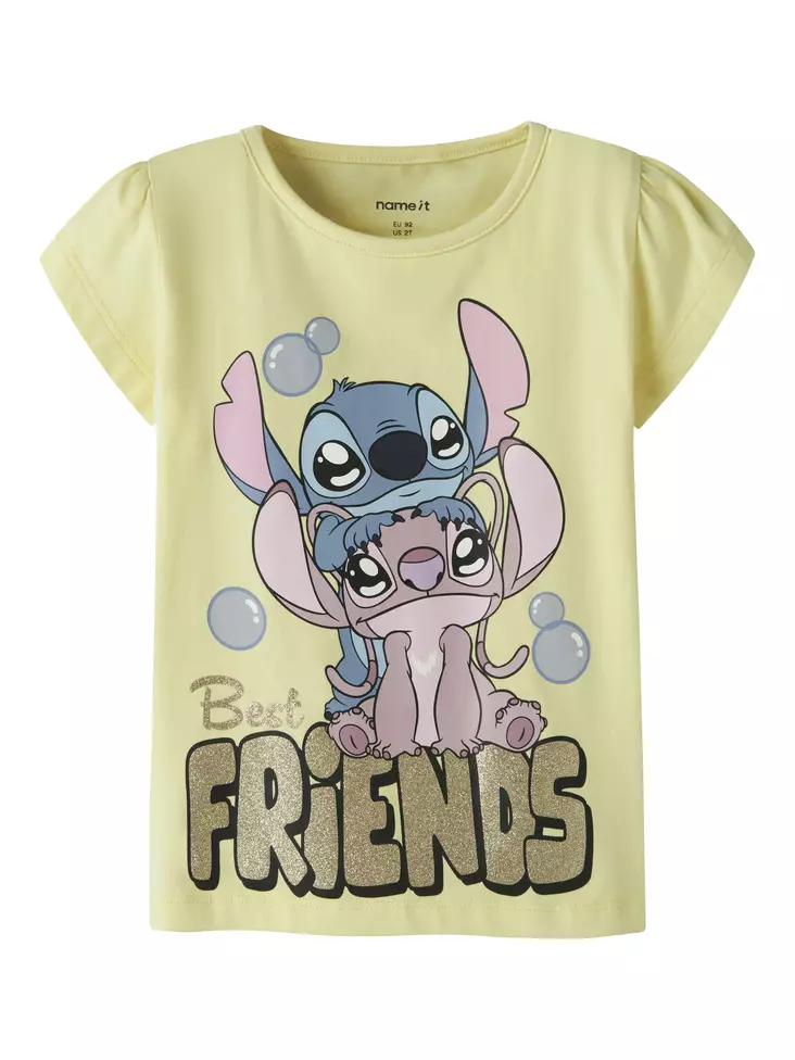 Name it lasten Stitch T-paita, keltainen - T-paidat - name13256804l - 1