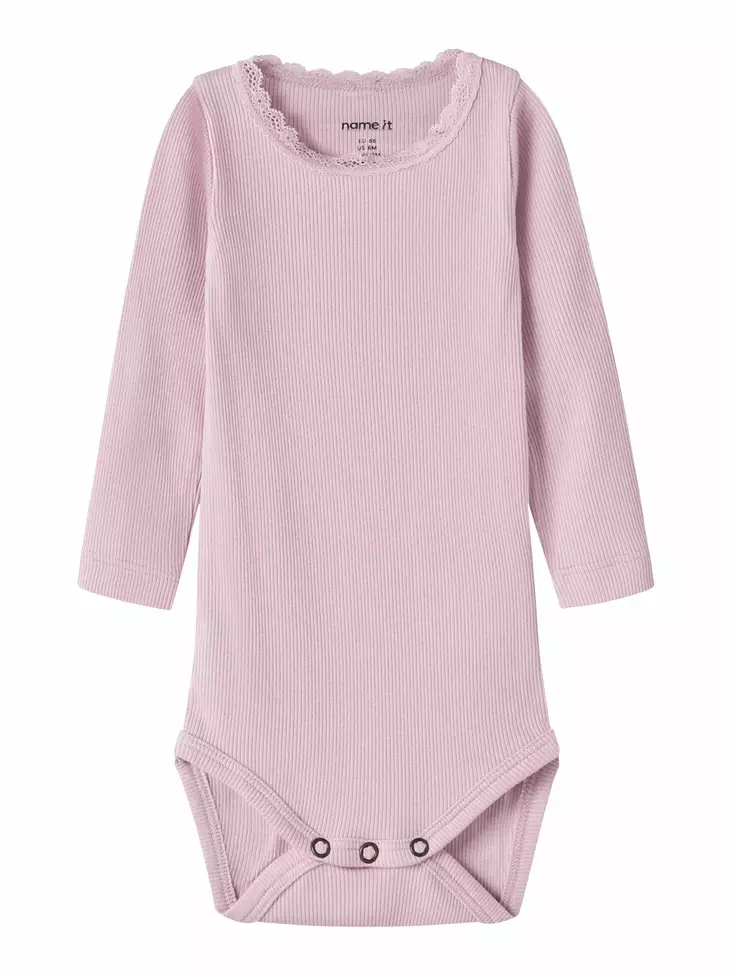 Name It vauvan rib body, v.punainen - Pitkähihaiset bodyt - name13198038fl - 1