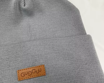 Gugguu villapipo jättitupsulla, harmaa - Talvipäähineet - gg250M719sm - 2