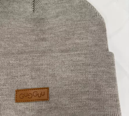 Gugguu villapipo jättitupsulla, hiekka - Talvipäähineet - gg250M719mm - 2