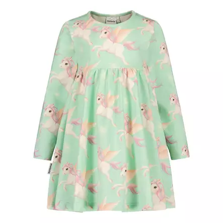 Metsola lasten mekko, yksisarvinen/minttu - Pitkähihaiset mekot - metss26244200m - 1