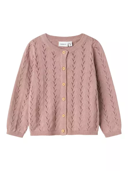 Name it lasten neuletakki, mauve - Neuleet - name13233051dm - 1